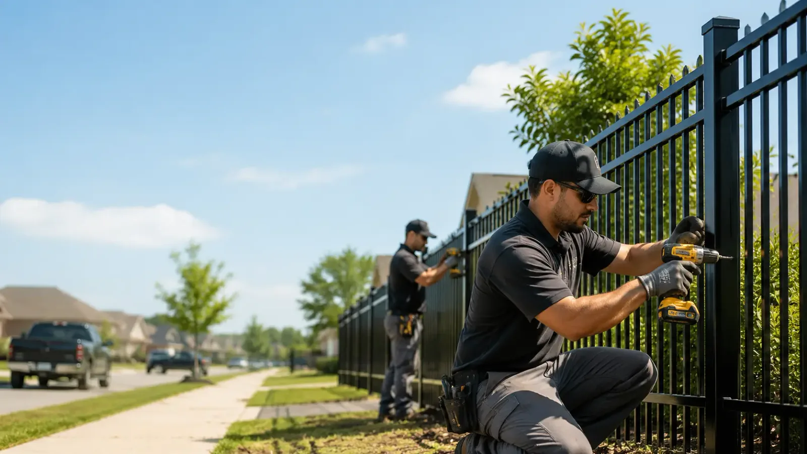 Metal Fence Installation in Washington, LA
